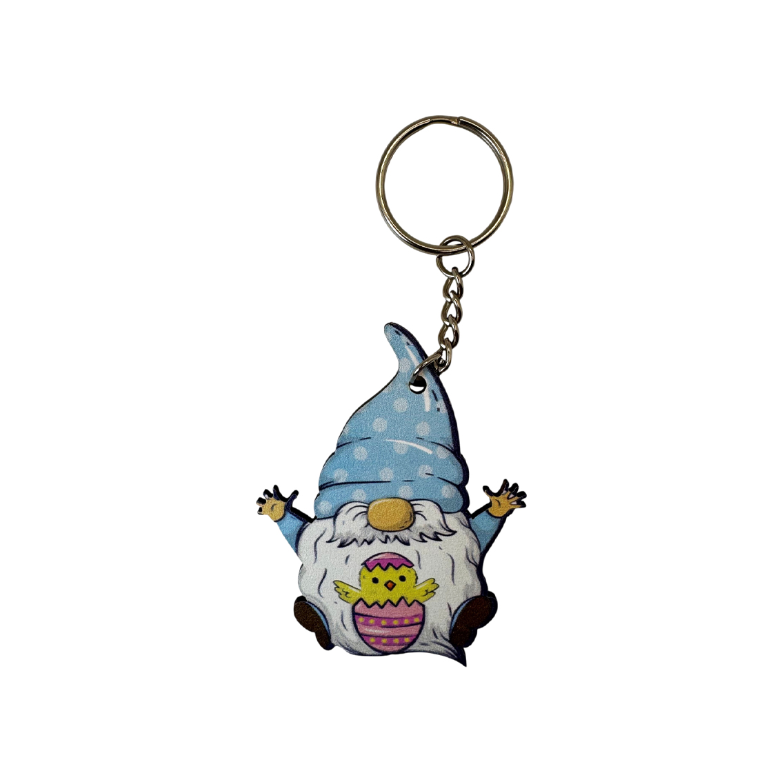 Full Colour Wooden Keyring view 4